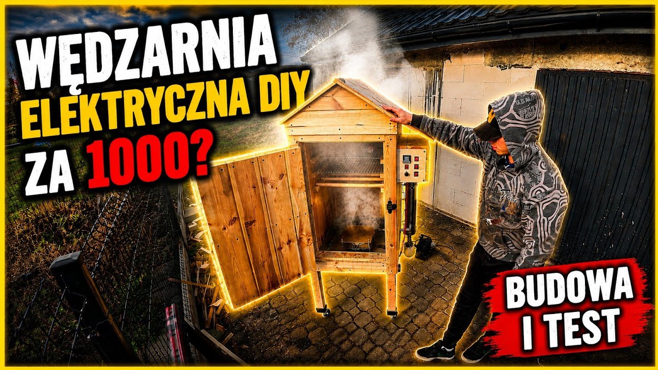 Wędzarnia elektryczna za 1000PLN cz.2 Grzałka, dymogenerator, elektryka