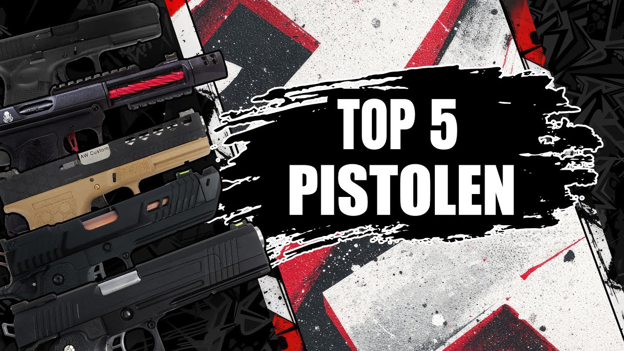 5 BESTE AIRSOFT PISTOLEN f&uuml;r ANF&Auml;NGER! Top 5 Einsteiger Pistolen🔫🔥