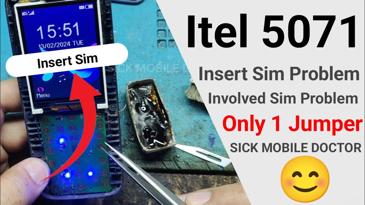 Itel 5071 Sim Insert Problem|| Invalid Sim Problem|| All Itel Insert Sim Problem||Emergency Problem