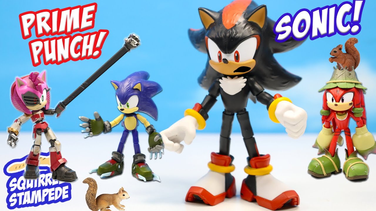Фигурки Sonic Prime Action Figures Wave 2 от Boscage Amazing и с Shadow. Обзор.