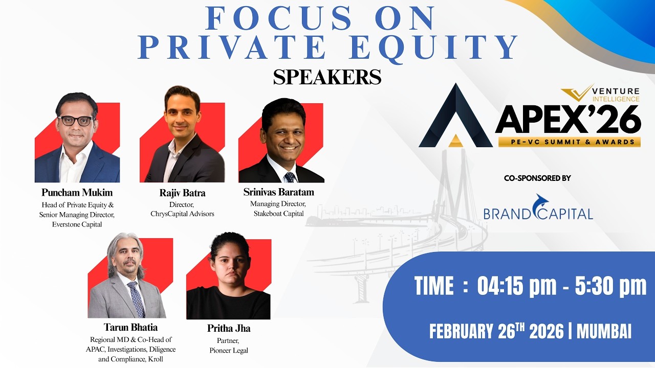 APEX'26 PE-VC Summit & Awards - Focus of Private Equity