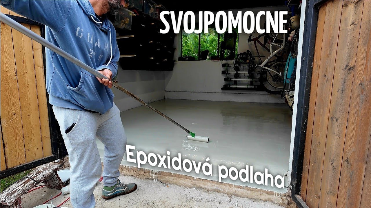 Epoxidová podlaha v garáži - svojpomocne.