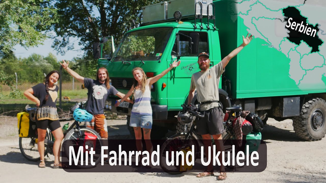 Mit Fahrrad und Ukulele | Es geht durch Kroatien und Serbien | #12