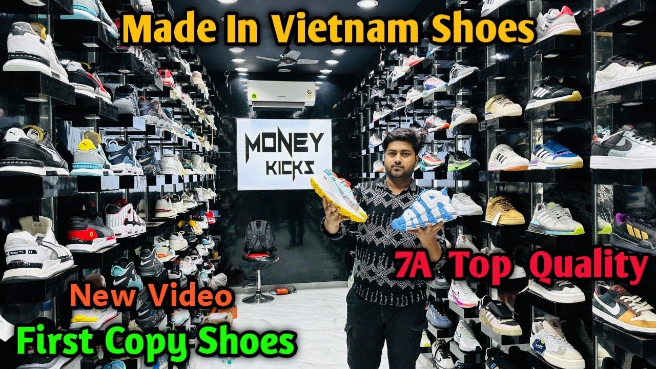 Made in Vietnam Shoes 🇻🇳😱| First Copy Shoes | Delhi Shoes Market | Shoes Wholesale market in D