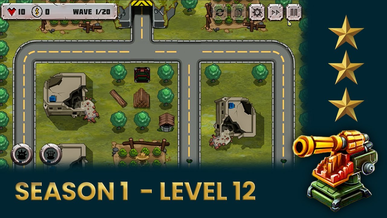 Battle Strategy: Tower Defense - Season 1 Level 12 Walkthrough