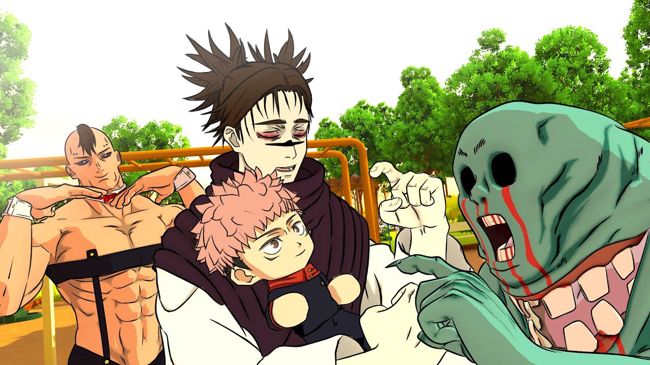 Choso Babysits Yuji! (jujutsu kaisen vr)