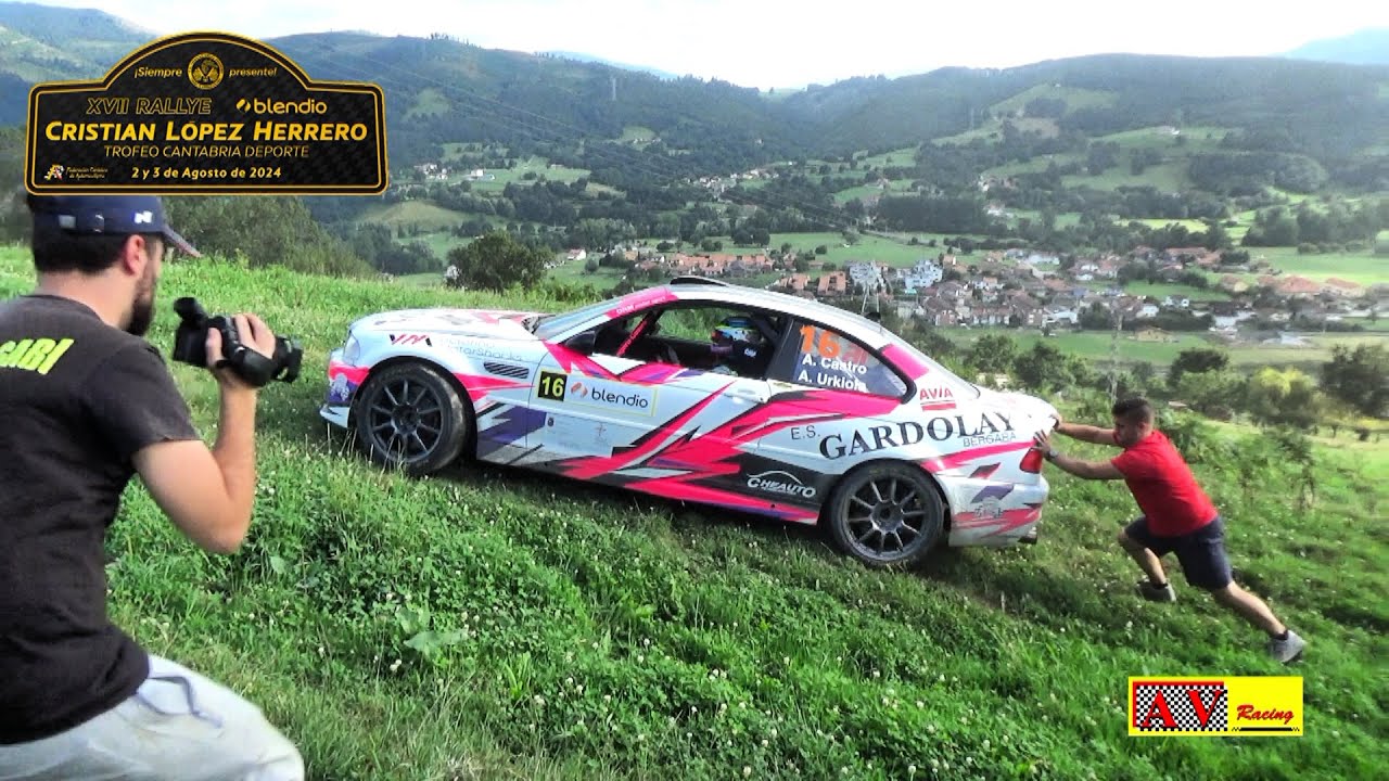 Rallye Blendio Cristian López Herrero - Sarón 2024 | Crashes & Show | A.V.Racing #rally #crash