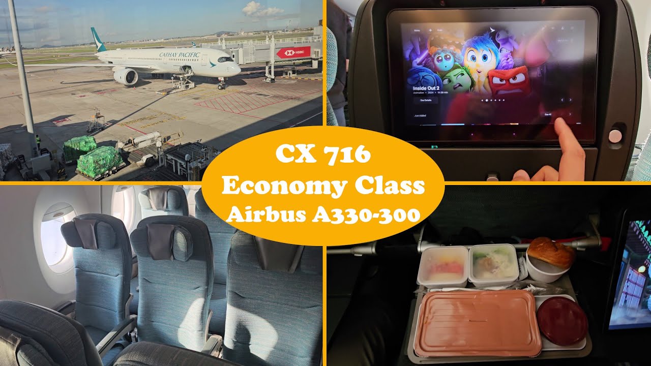 Flight Review | Cathay Pacific | Airbus A330-300 | CX 716 Economy Class