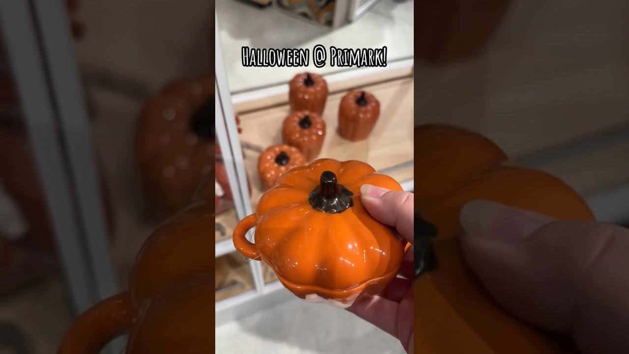 Halloween at Primark! shop with me for fall decor and pumpkins! #fall #fallhaul #primark #shopwithme