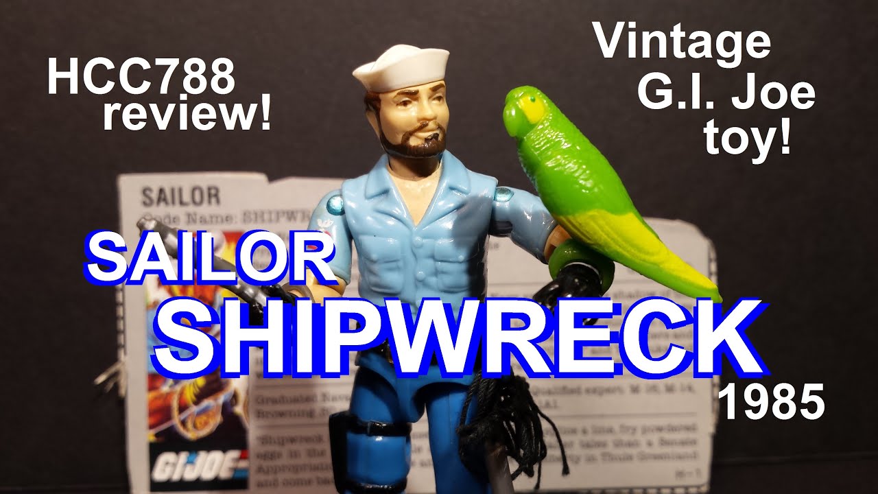 HCC788 - 1985 Sailor SHIPWRECK - vintage G. I. Joe toy review! HD S02E49