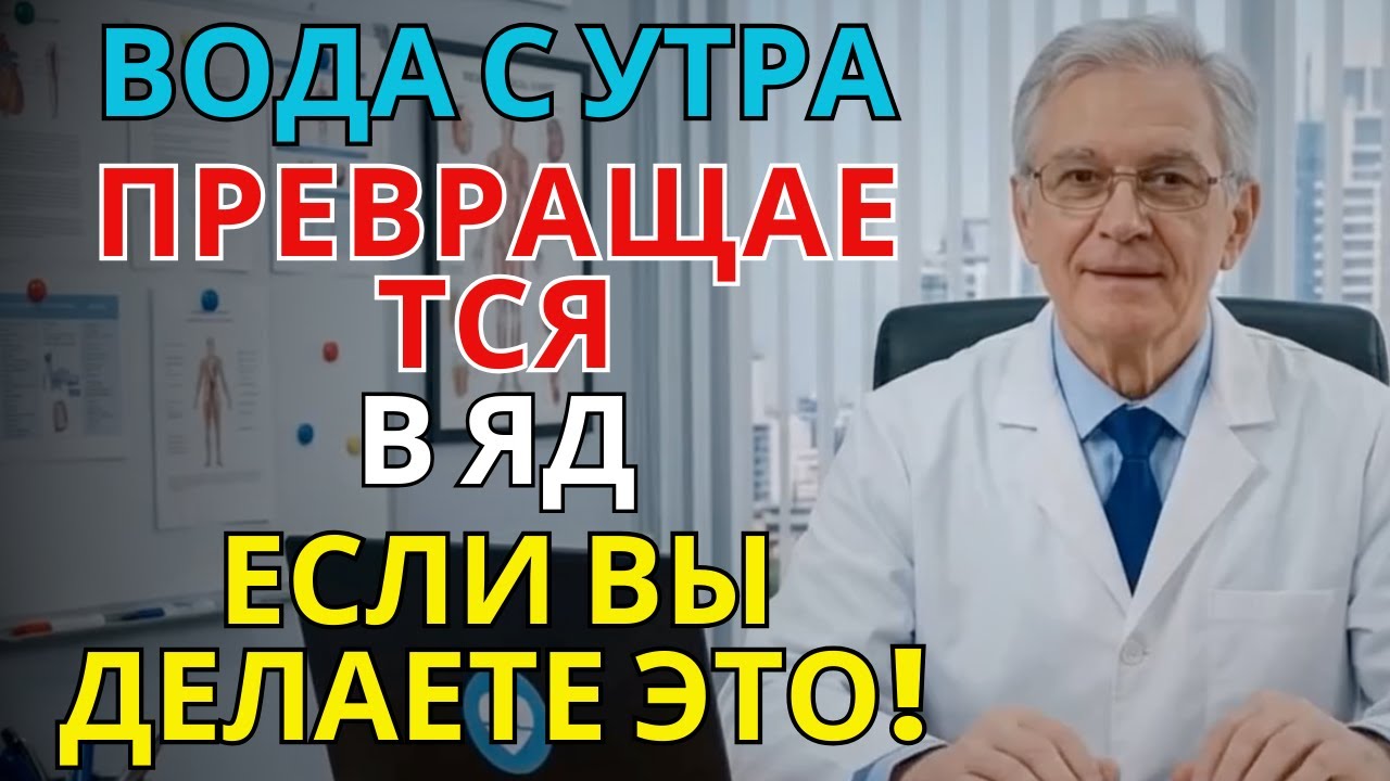 Пожалуйста, не пейте воду таким образом по утрам — особенно после 60 лет! | ПАМЯТЬ И МОЗГ