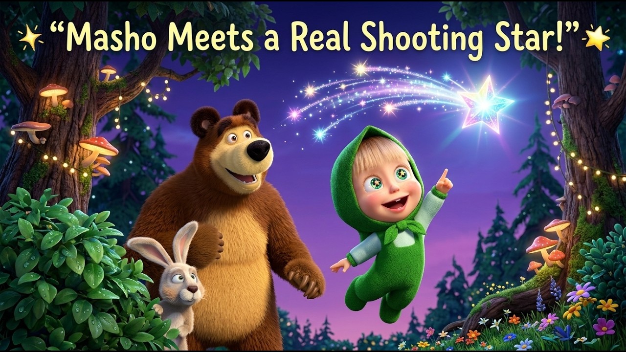Masha Meets a Real Shooting Star! 🌟✨ (2025 New Episode!)