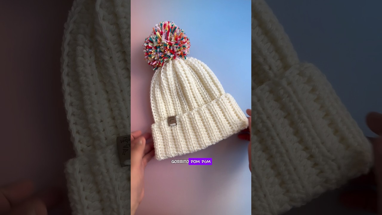 Paso a paso gorro crochet #crochet #handmade #tejer #crochetknitting #diy #principiantes #facil #fyp