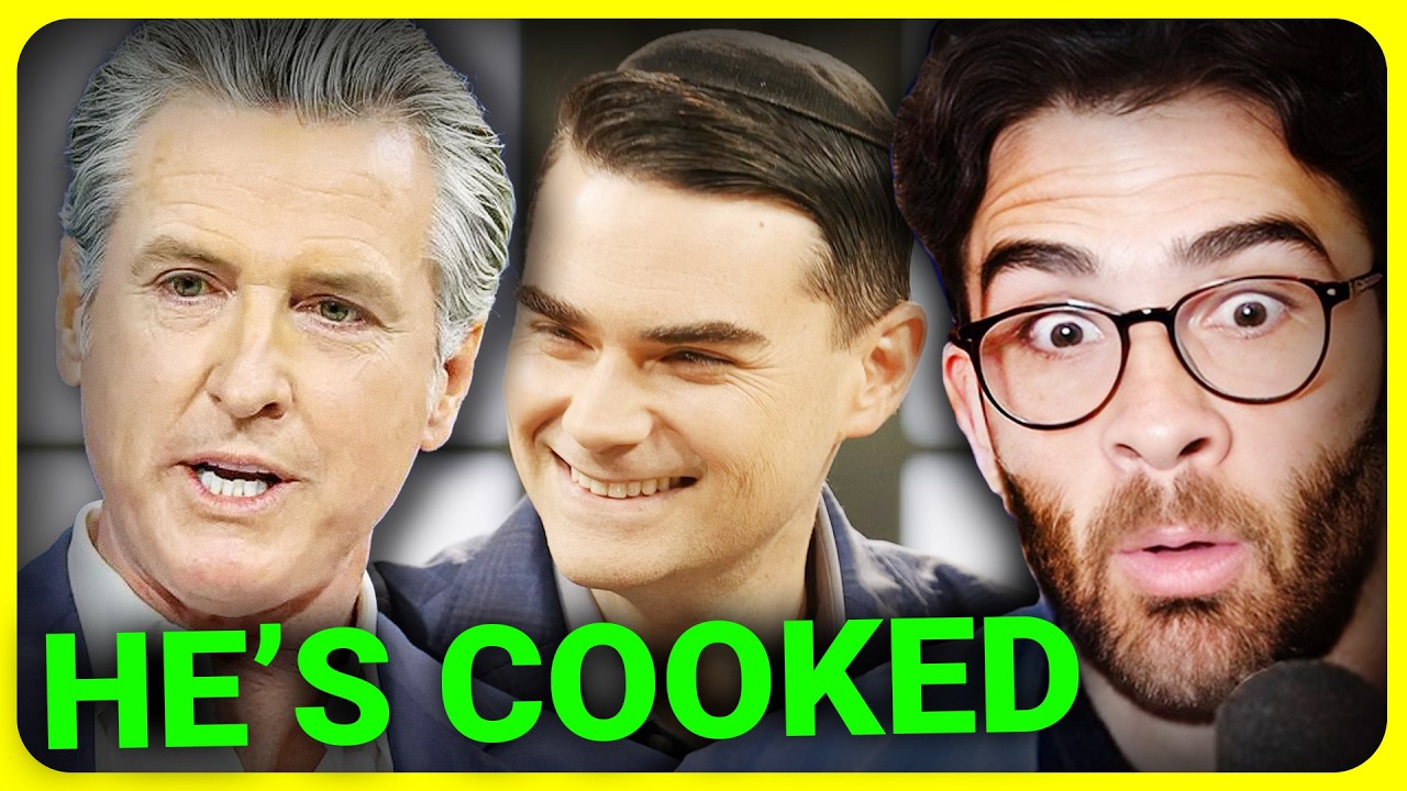 Gavin Newsom DEBATES Ben Shapiro | Hasan Adventures