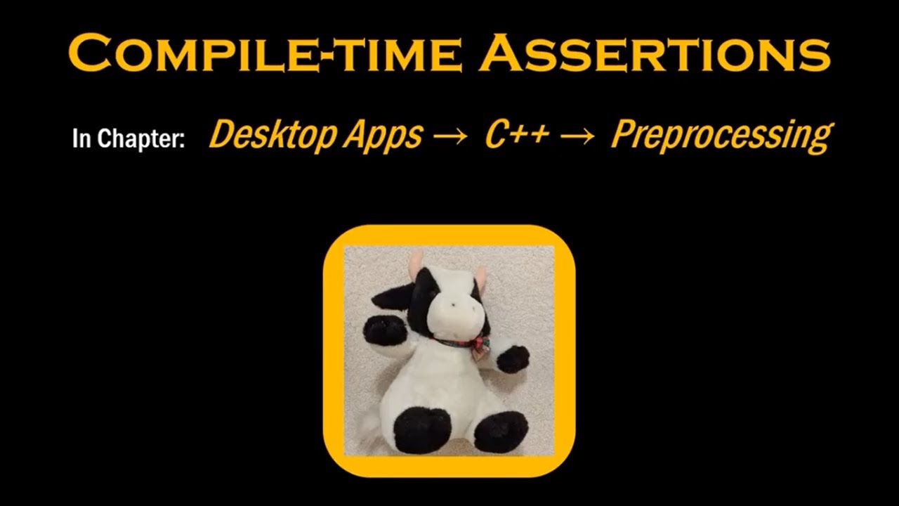 C++: Compile-time Assertions