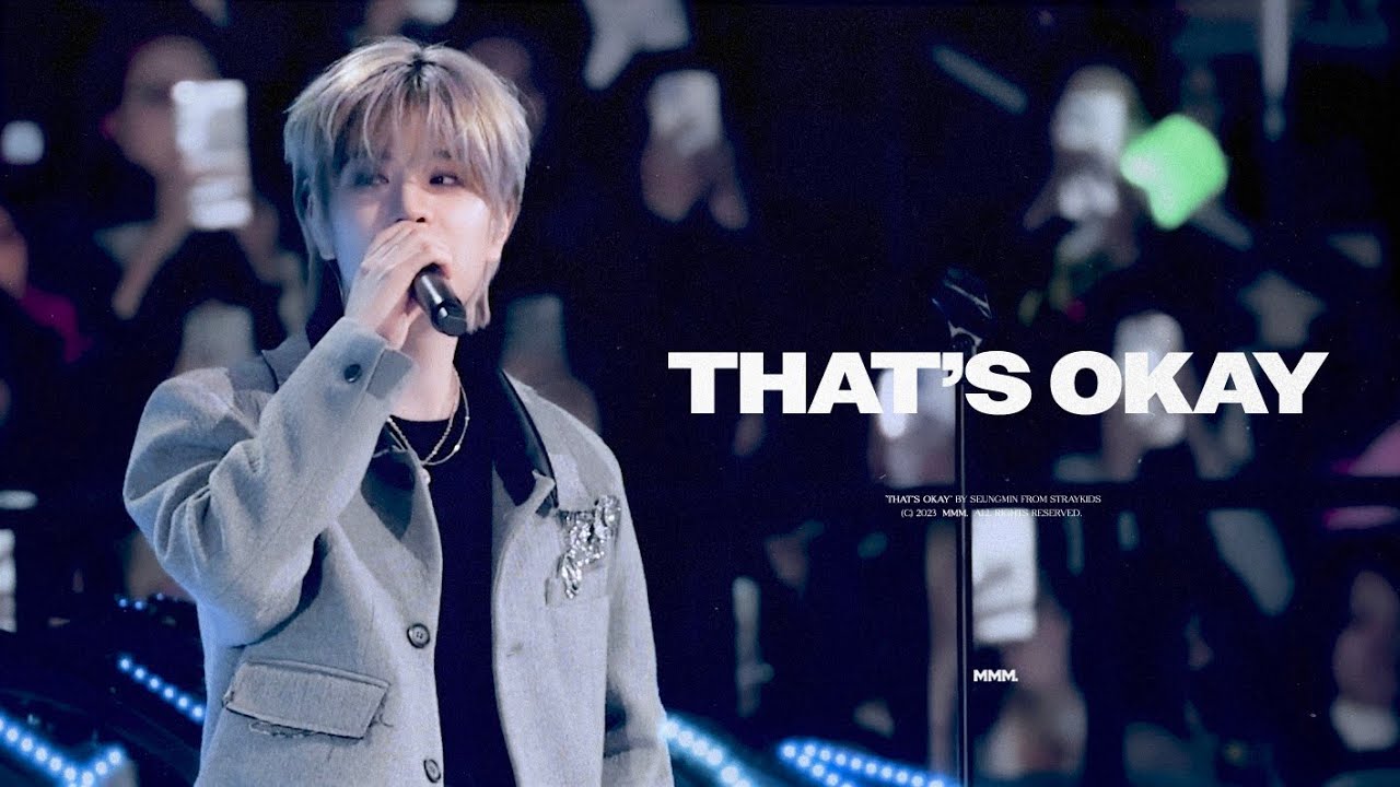 231225 SBS 가요대전 - 괜찮아도 괜찮아 (That's okay) 승민 FOCUS (Stray Kids SEUNGMIN FanCam)