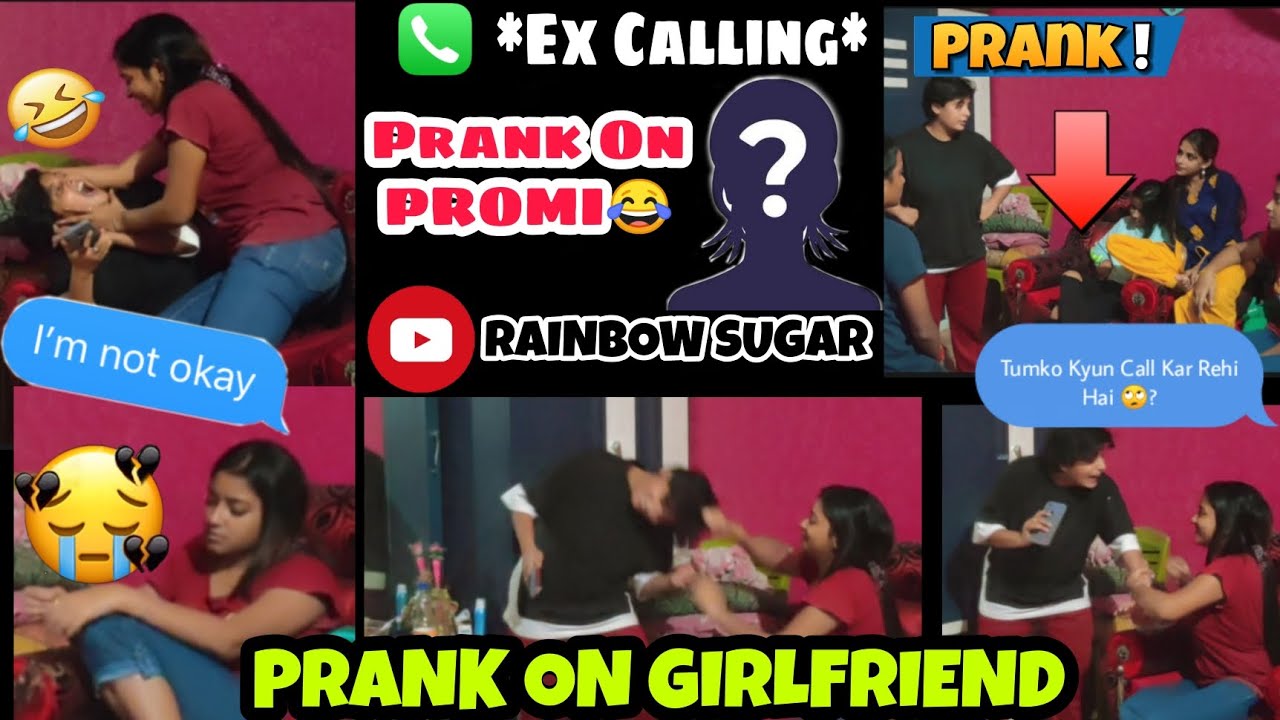 Ex Calling📱PRANK On GIRLFRIEND|| Adi ko padi bohot maar 😂|| Promi Pe Huya Phirse Prank 👻