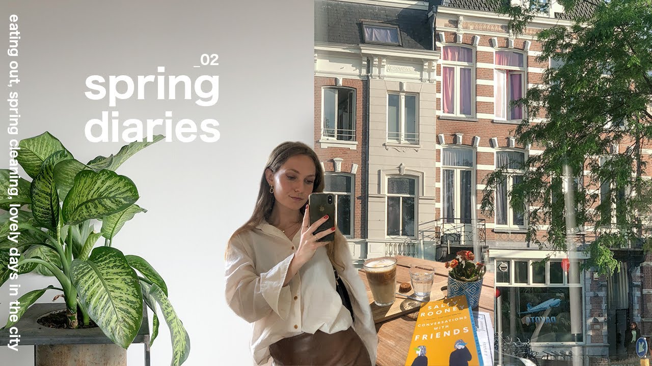 spring diaries 💞🍸 eating out, spring cleaning & lovely days in the city
