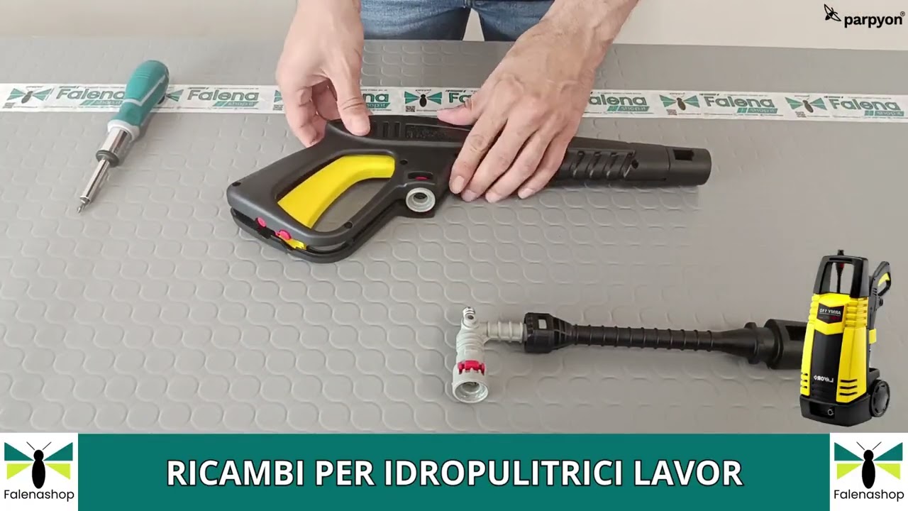 Riparazione pistola idropulitrice lavorwash che perde acqua
