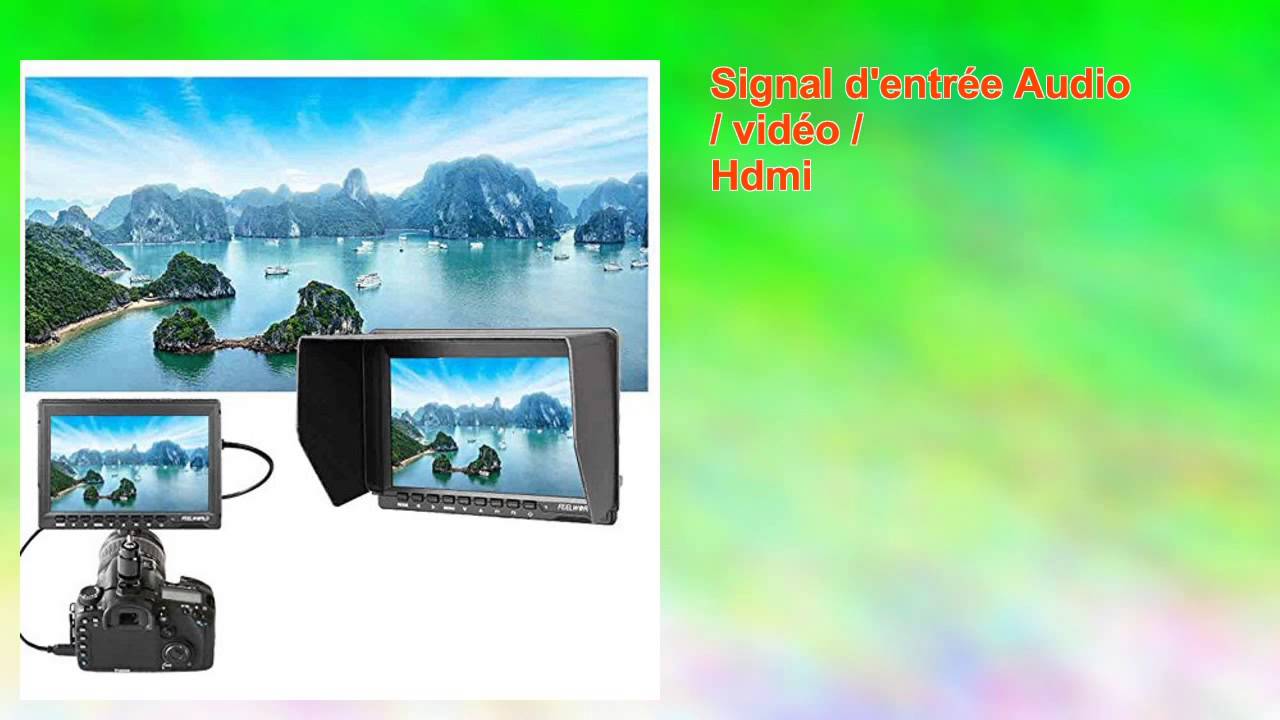 Feelworld Fw759 camra vido 7 Hd Ips Lcd