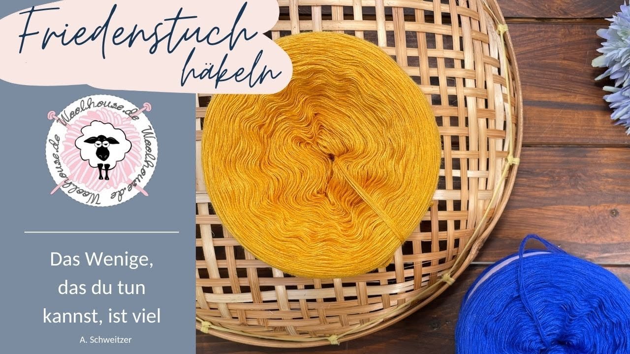 Friedens-Stola gehäkelt für Anfänger geeignet. Super easy.