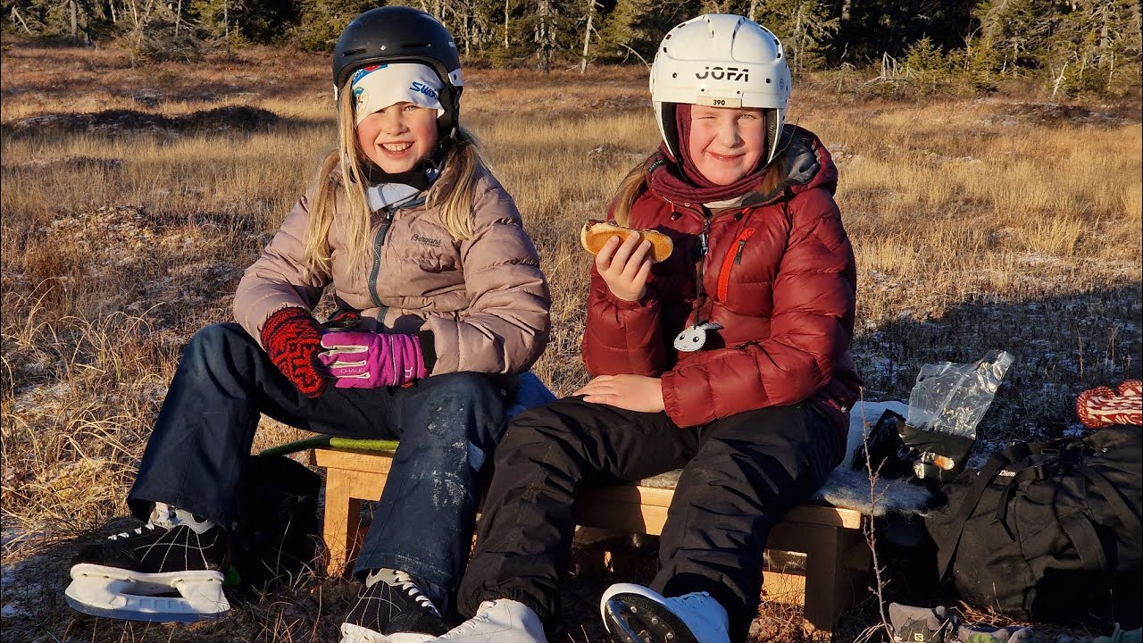 2024.11.23 Skøyter og grilling ved Stortjernet