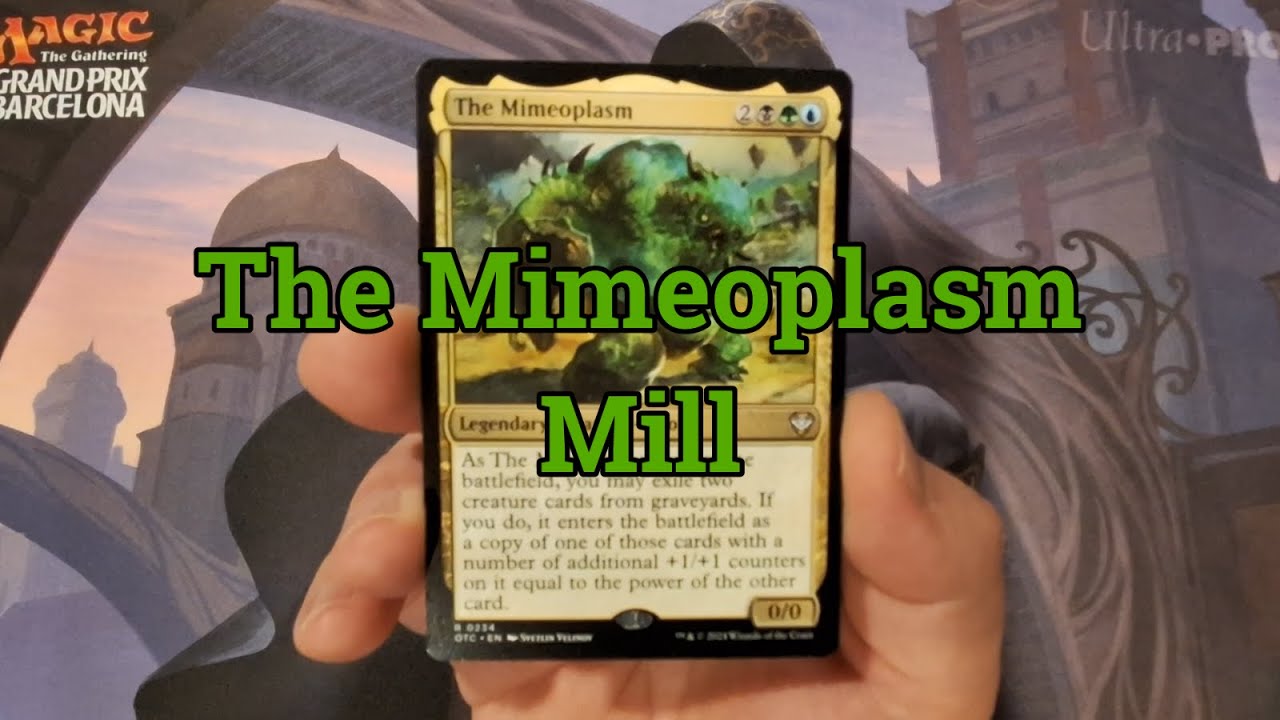 MTG Burgeoning Episode 1356:  The Mimeoplasm Mill EDH Jumpstart Commander Cube Pack