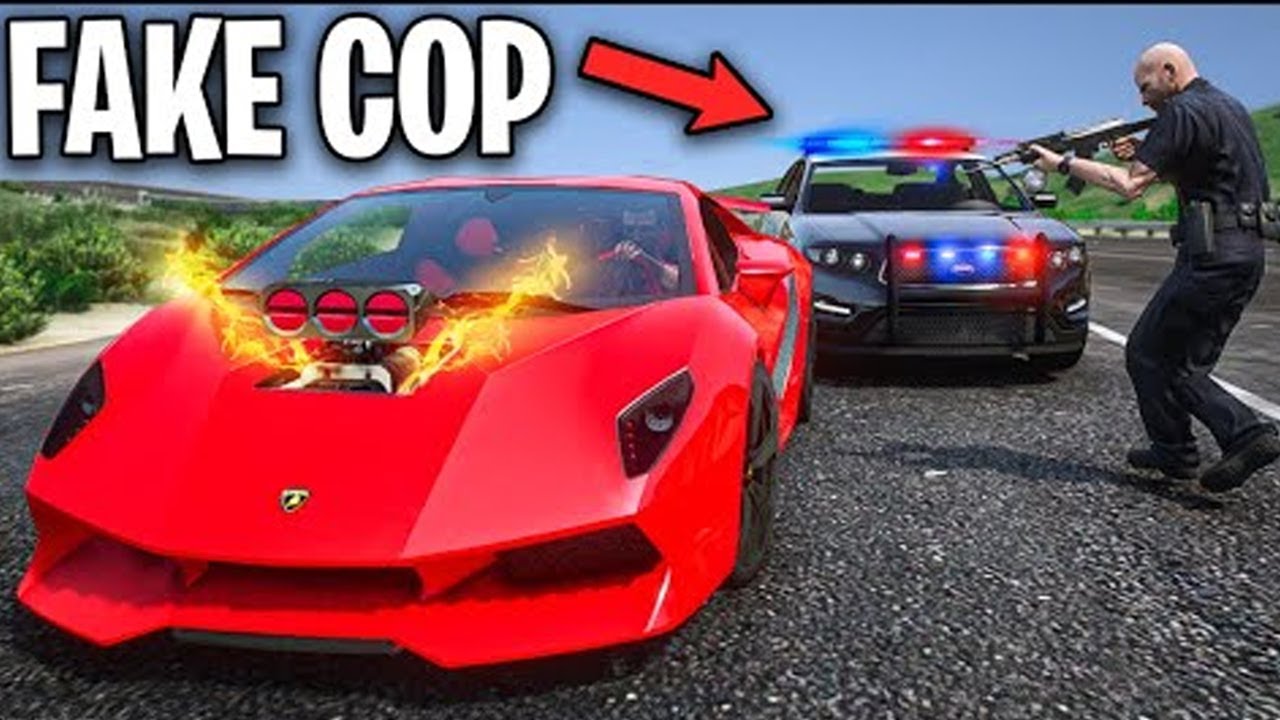 Stealing Every Car as Fake Cop in GTA 5 RP