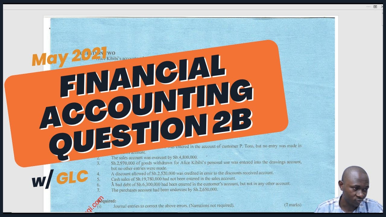 CPA FINANCIAL ACCOUNTING MAY 2021 Q2b