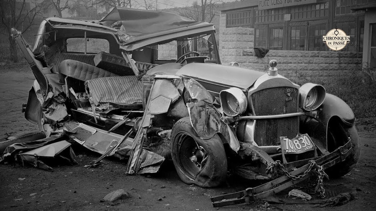 ACCIDENTS DE VOITURES CHOQUANTS : ANNÉES 1920-1930