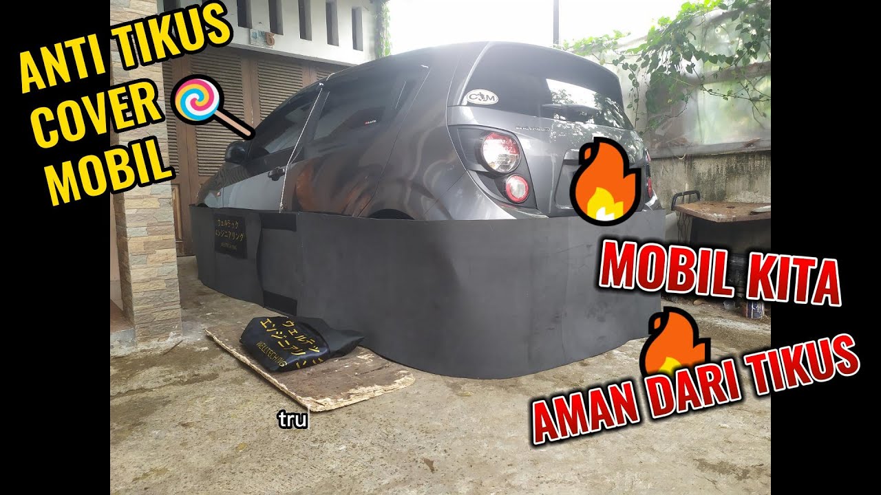 MOBIL DIGIGITIN TIKUS, JADI SARANG TIKUS, PAKAI ANTI TIKUS COVER MOBIL