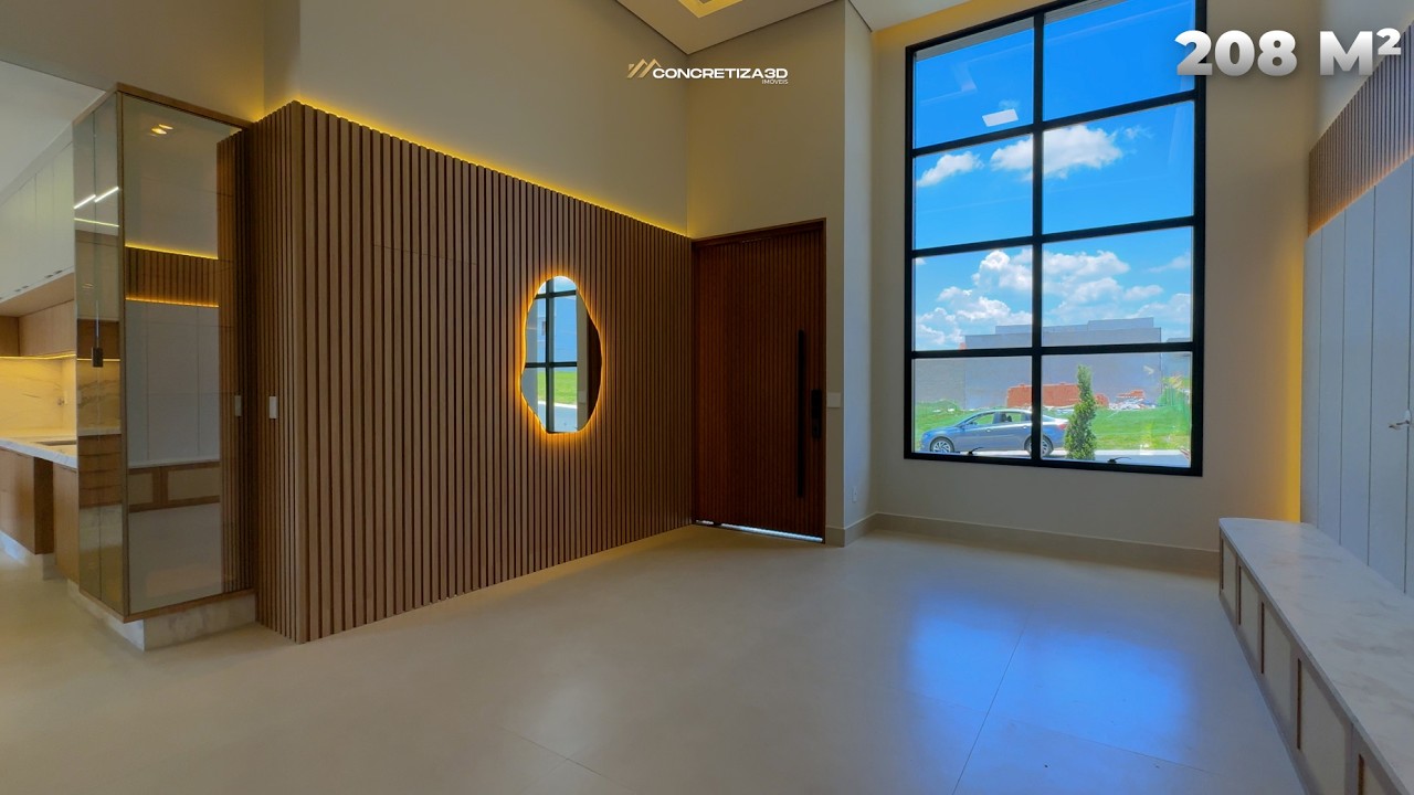 Você Nunca Viu uma Casa de 208m² Tão Completa Assim em Indaiatuba! 3 SUÍTES, PISCINA E ESCRITÓRIO