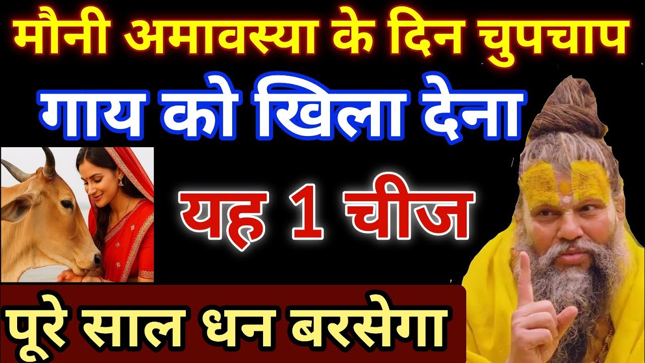 मौनी अमावस्या के दिन चुपचाप गाय को खिला देना, यह 1 छोटी सी चीज मालामाल हो जाओगे #premanandjimaharaj