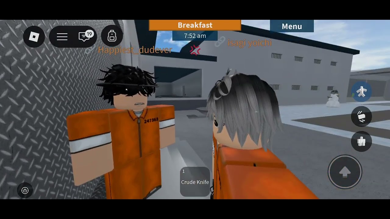 I played roblox prison life and went from cop to criminal