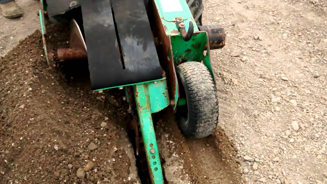 Zanjadora Manual Vermeer RT100 de Cadena