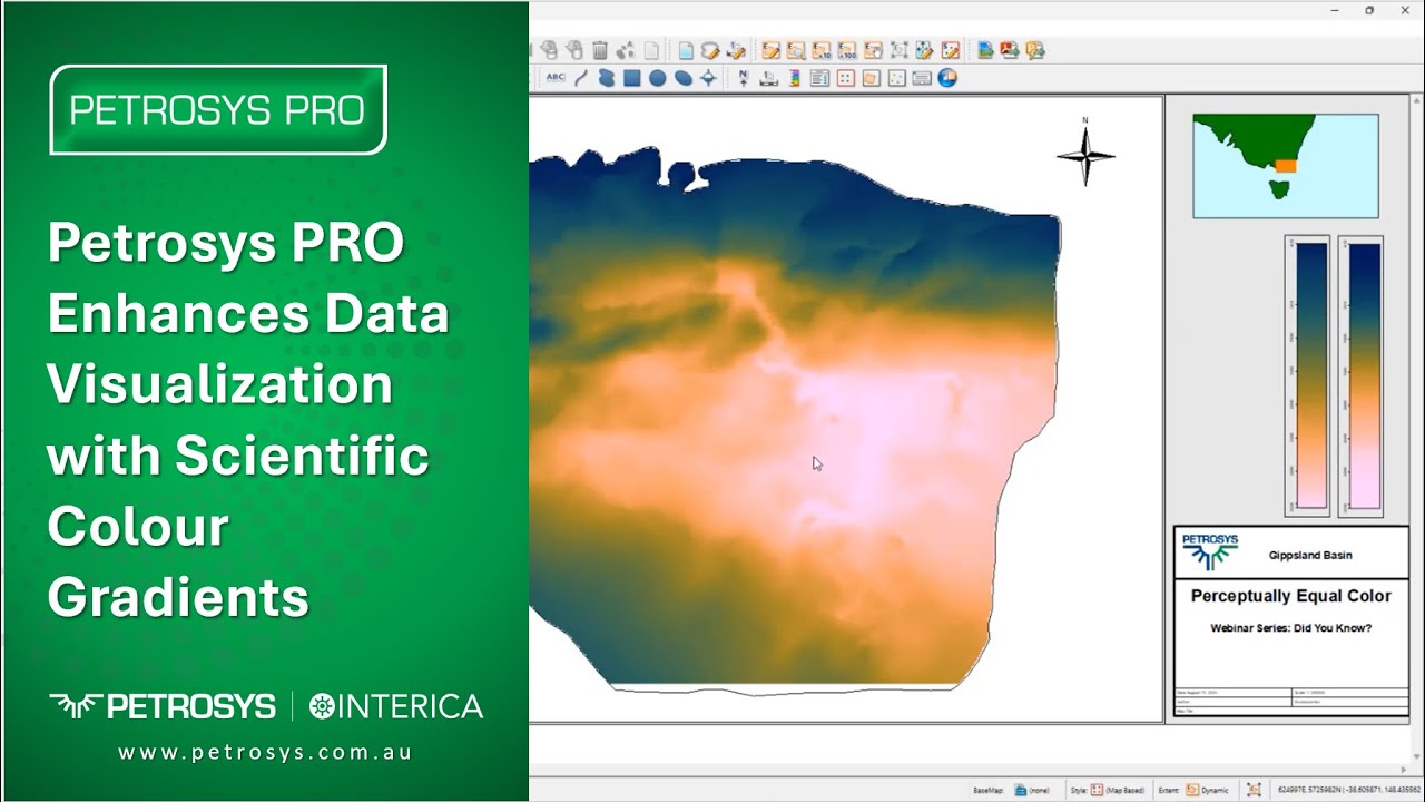Enhance Data Visualisation with Perceptually Uniform Colour Gradients in Petrosys PRO