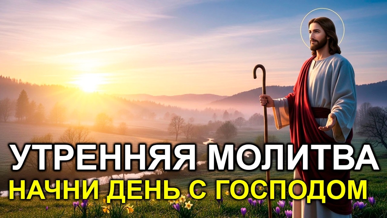 УТРЕННЯЯ МОЛИТВА Оставь страх! Бог Сам решит все твои проблемы на этот день