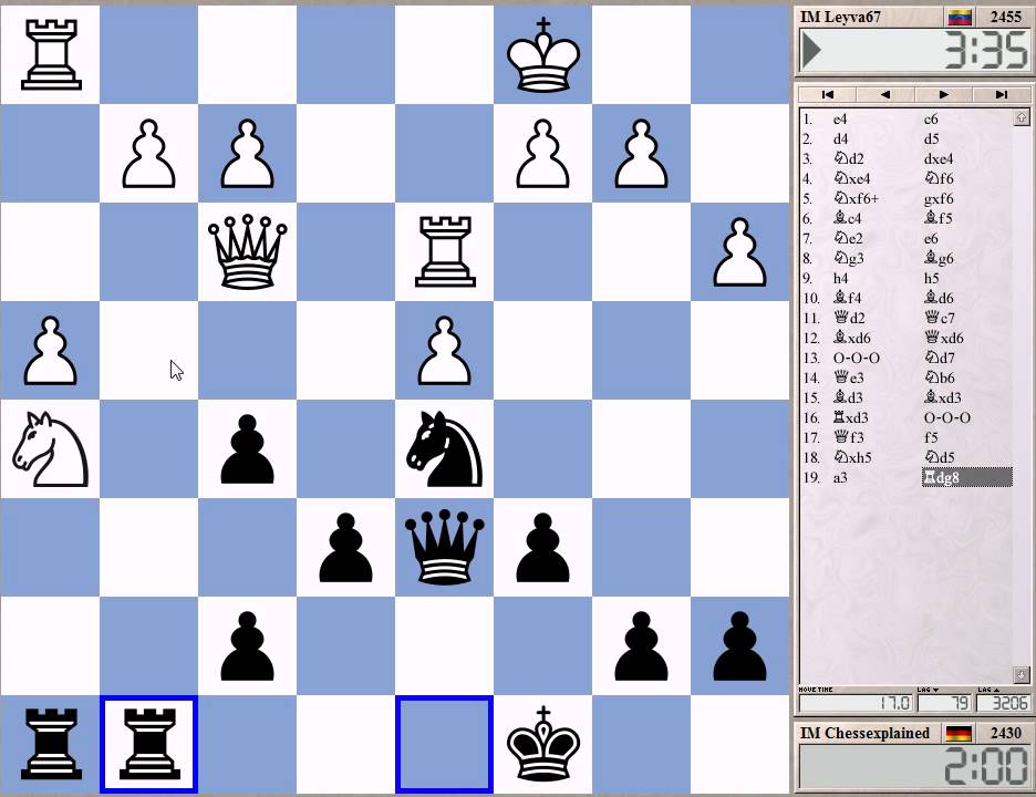 Blitz Chess #241 with Live Comments Caro Kann Bronstein Larsen