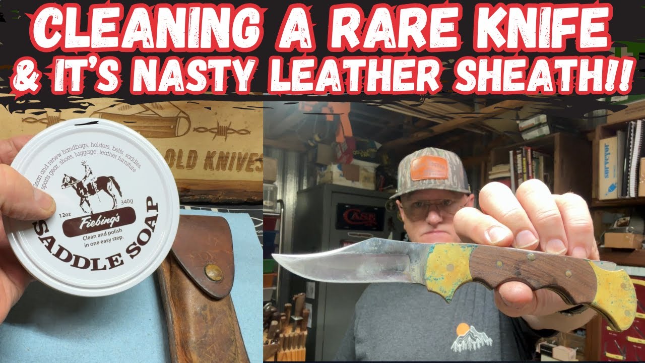 Cleaning a Rare Knife & It's Nasty Leather Sheath!