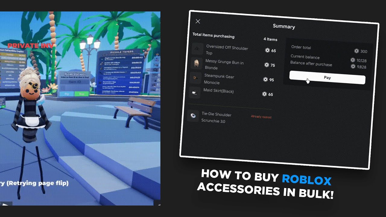How To Purchase in Bulk With The New Marketplace API (Roblox)
