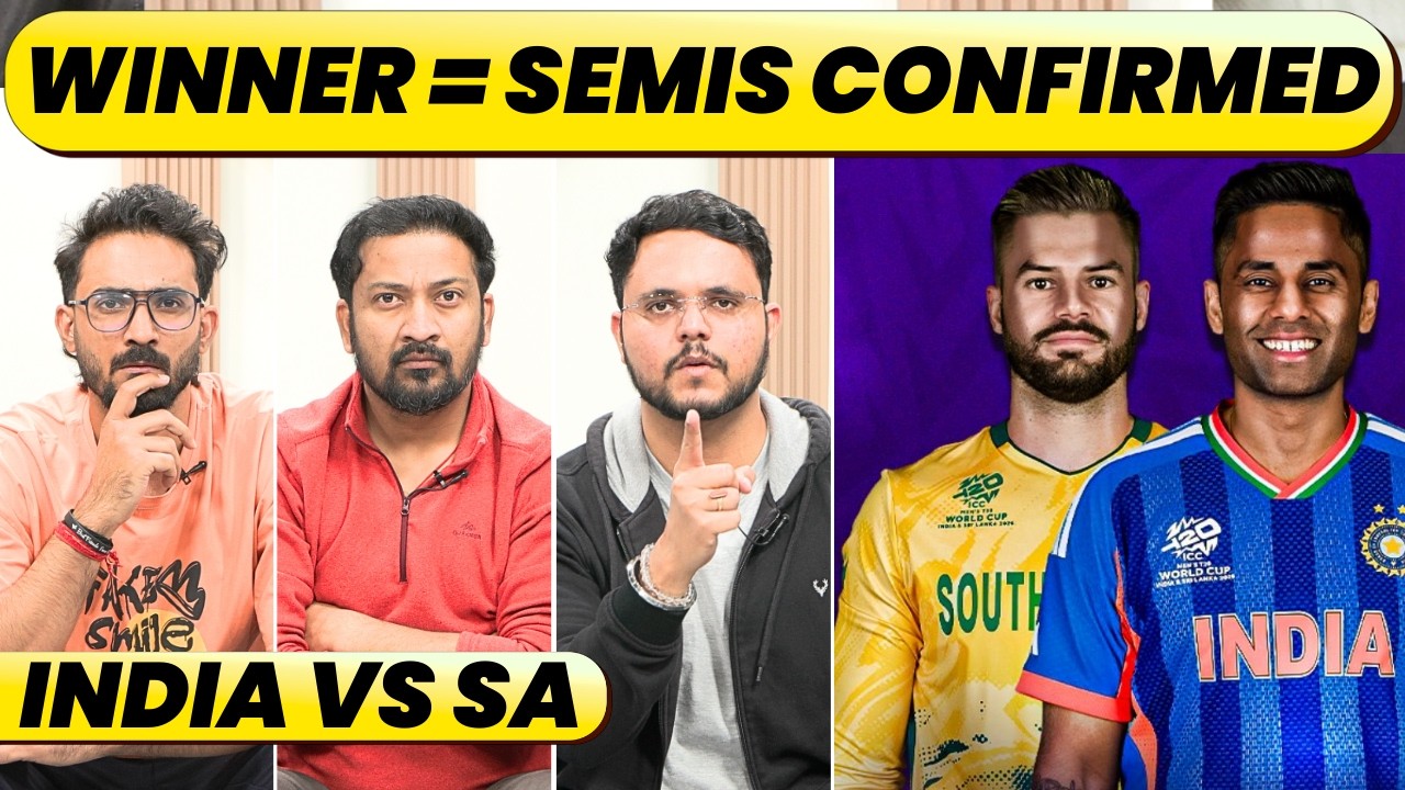 BIGGEST GAME OF SUPER 8, WIN = SEMIS BUT LOSS MEANS PRESSURE & MUST WIN GAMES. IND VS SA NEXT