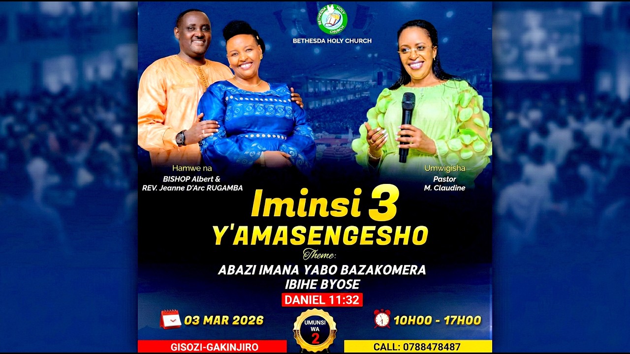 🔴LIVE : Iminsi itatu y'amasengesho (UMUNSI WA KABIRI) kUWA 03/03/2026