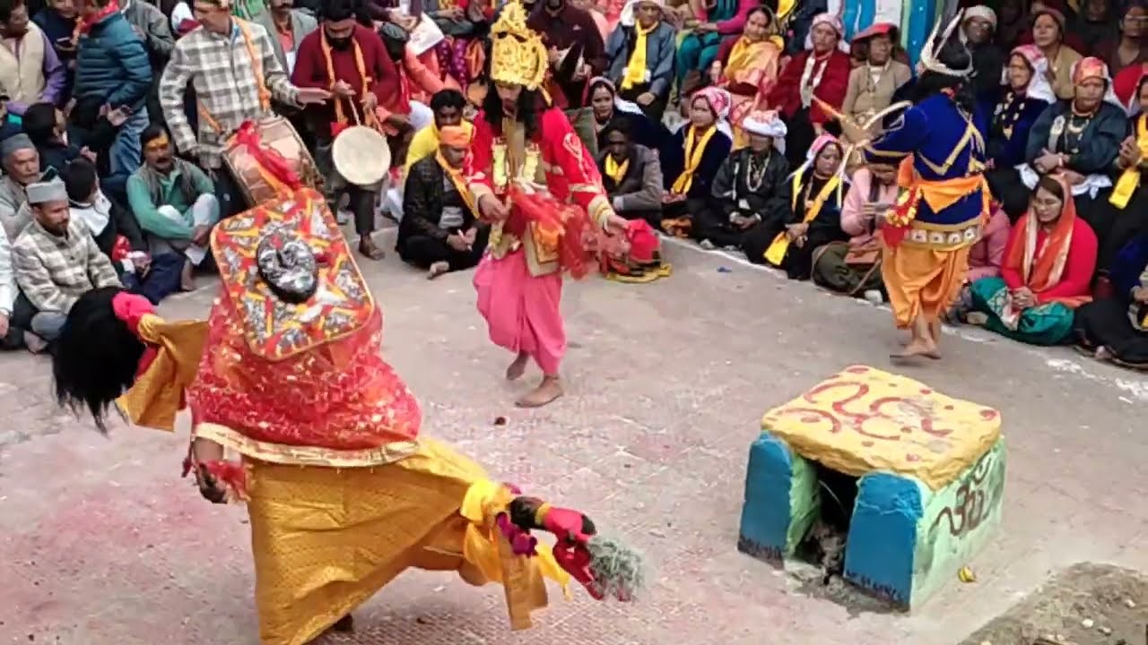 malari ganv me nanda dyura or patro ka nritya || sonu pahadi || phadi_ranaji ||
