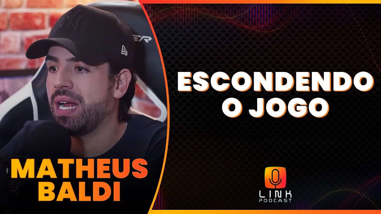 ESCONDENDO O JOGO&hellip; E O LEITE CONDENSADO | MATHEUS BALDI COMENTA A FAZENDA | LINK PODCAST