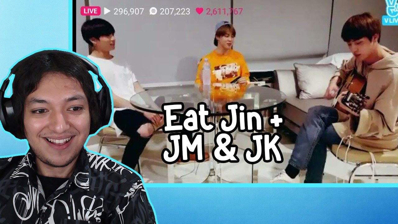 Let's watch Eat Jin + JM & JK - Vlive Reaction