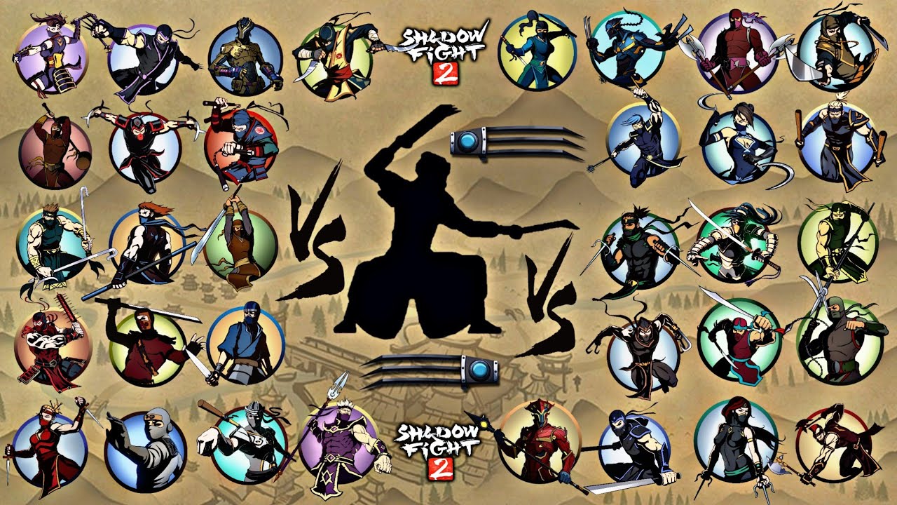 Shadow Fight 2 | Lynx's Claws vs All Survival Ninjas