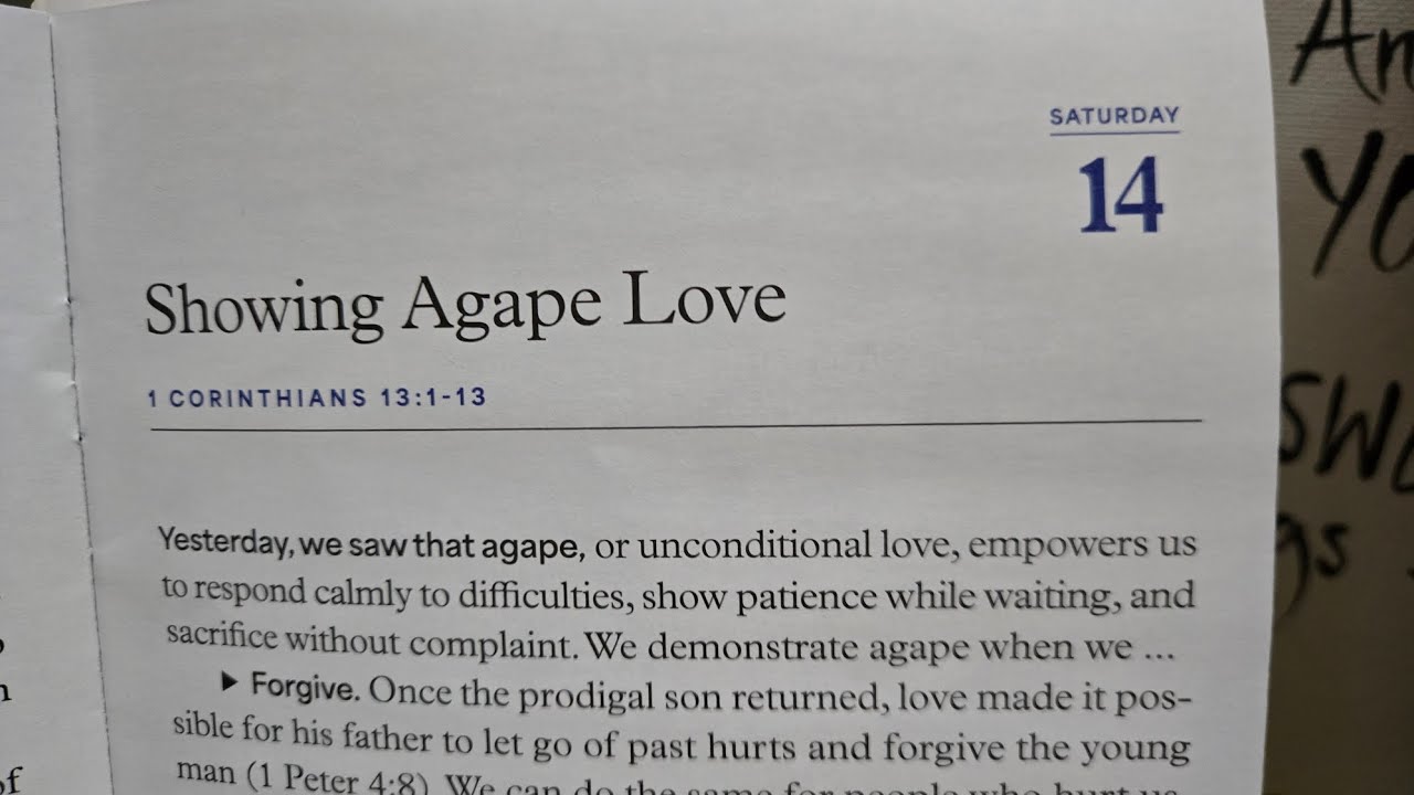 2.14.2026 Daily Devotional.... agape love, there is no other