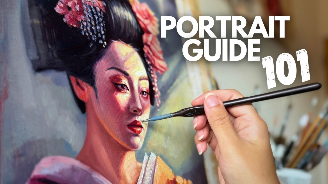 How to Paint a Portrait in Oil | 7 Step Tutorial for Realistic Results (Gesso to Gloss)