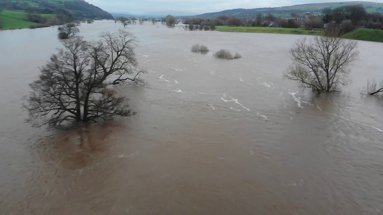 Lune River Flood Drone 2019
