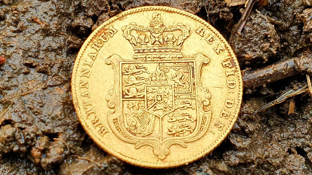 Gold George IV Sovereign Found Metal Detecting UK